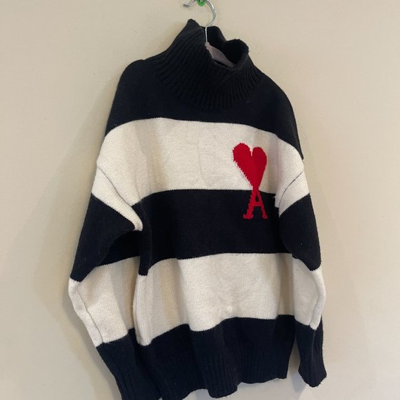 Kids Pullover Pull Raye Coeur 5/6Y - Picture 6 of 8